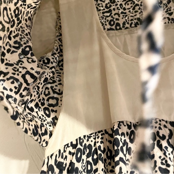 ASOS MATERNITY Leopard Print Short Sleeve Maxi Nursing Dress Women’s 6 - Picture 5 of 7